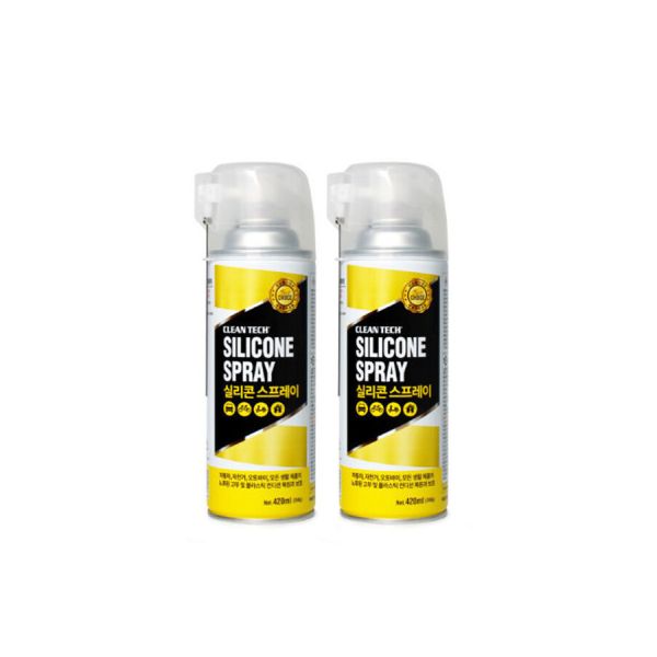 크린텍 간편하게 뿌리는 실리콘 스프레이 420ml x 2개입