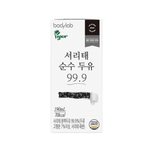 서리태 순수두유 190ml 48팩