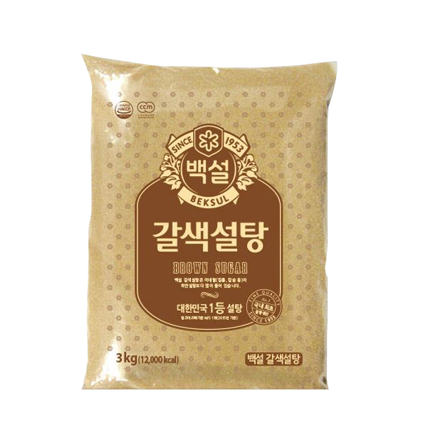 네멤) 백설 하얀설탕 3kg, 6개