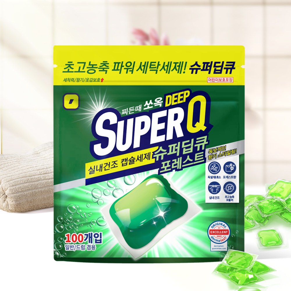 멤버십 슈퍼딥큐 캡슐세제 100+100개