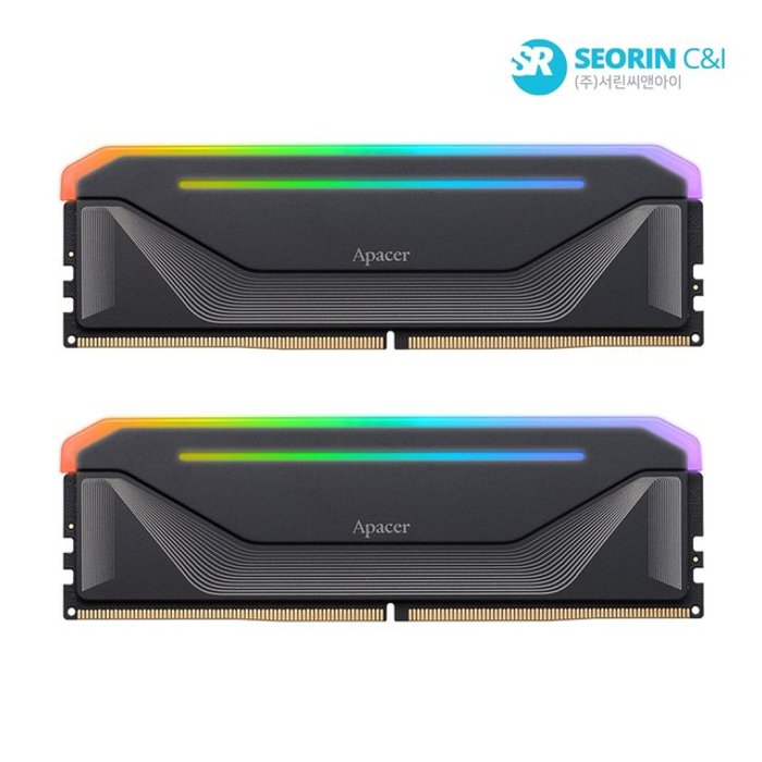 서린공식 Apacer DDR5-6000 CL38 NOX RGB BLACK 32GB(16...