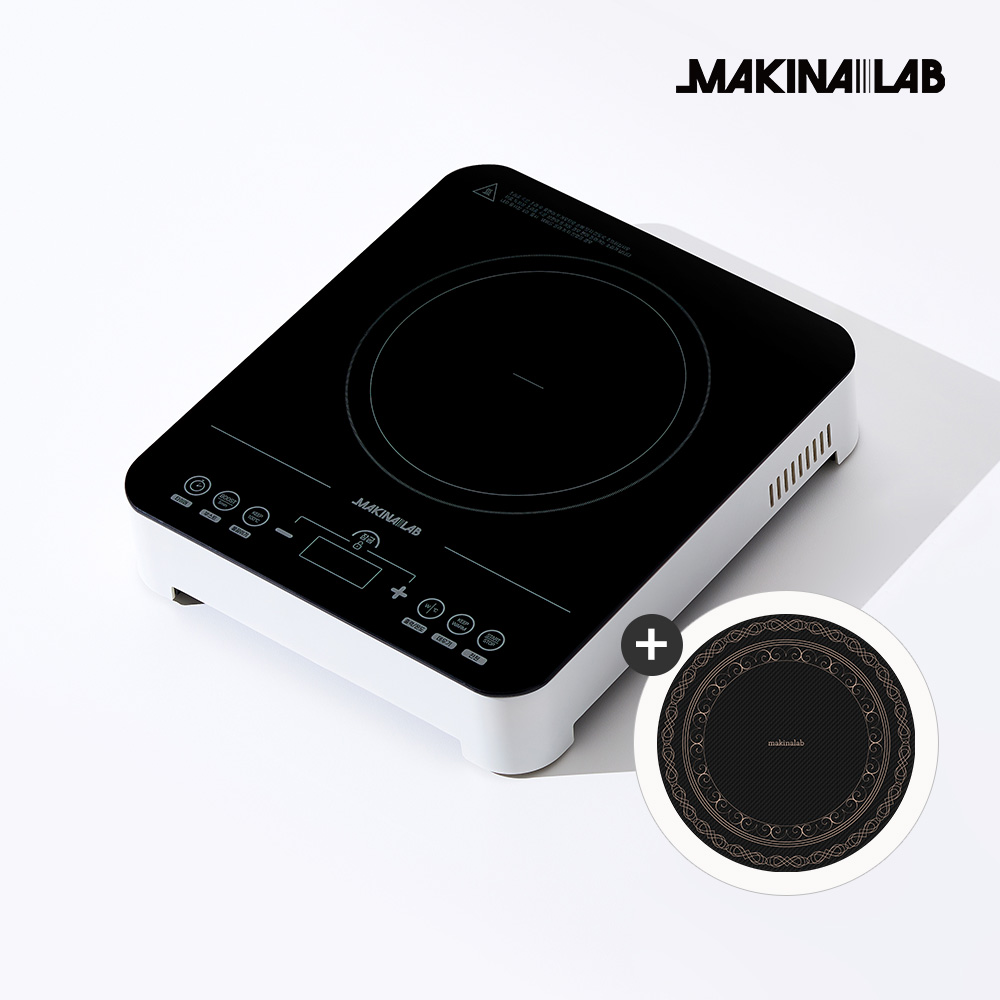 마키나랩 1구 인덕션 2000w+실리콘패드