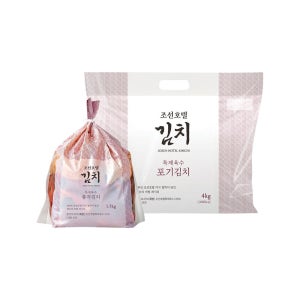 신세계푸드 조선호텔 포기김치 4kg+총각김치 1.5kg
