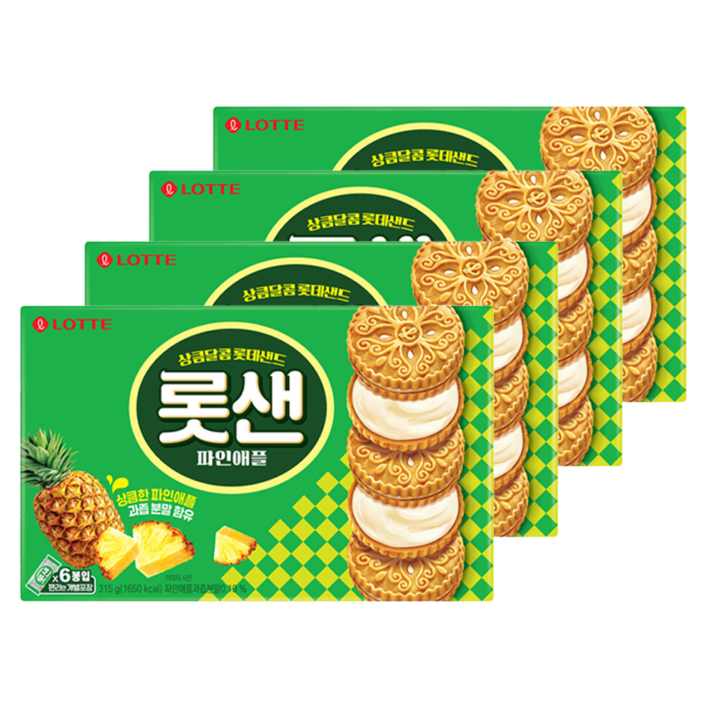 롯데샌드 오리지날 315g 4개