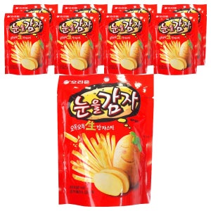 오리온 눈을감자 스낵, 56g, 9개