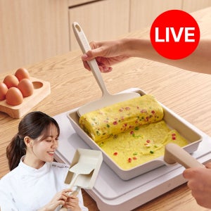 트루쿡 국산 자이언트 계란말이팬 인덕션 세라믹 20cm + 뒤집개 세트