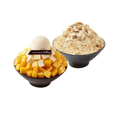 설빙 애플망고치즈설빙 + 인절미설빙