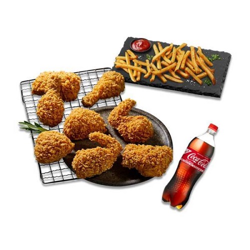 황금올리브치킨+BBQ감자튀김+콜라1.25L