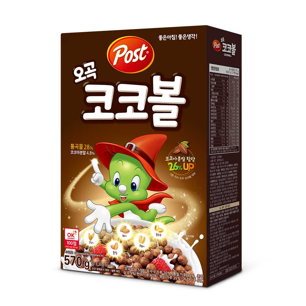 포스트 오곡코코볼 570g 3개 네멤