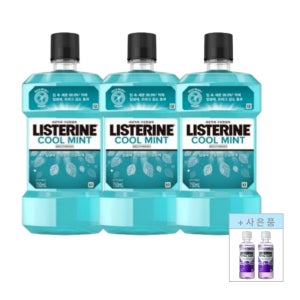 리스테린 토탈케어 750ml 4개입+쿨민트 100ml 2개 증정