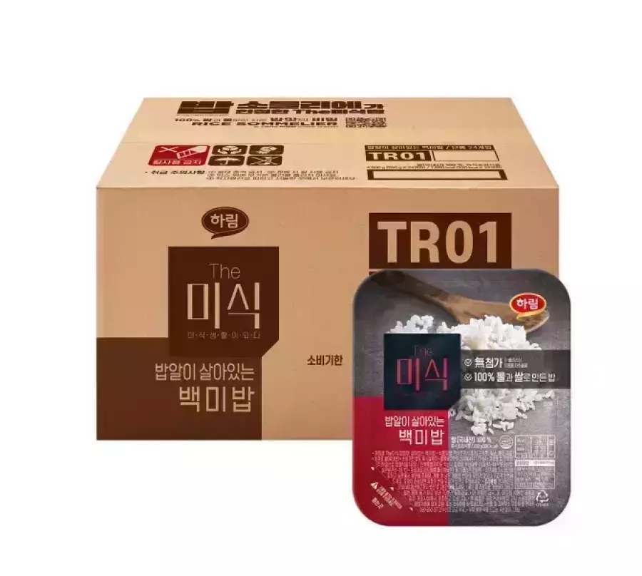 더미식 밥알이 살아있는 백미밥 200g 24개