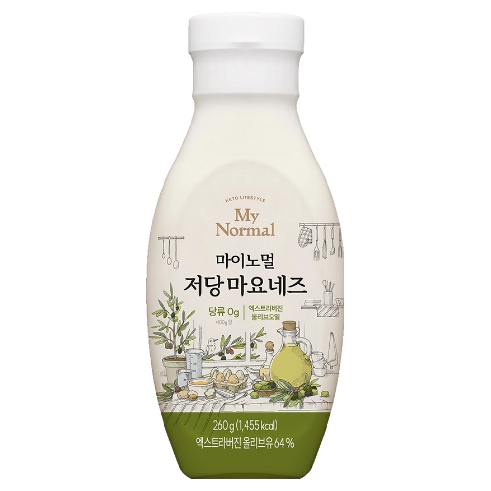 마이노멀 저당 마요네즈 260g, 1개