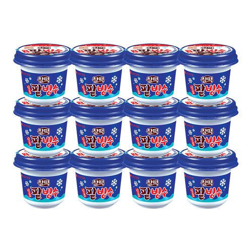 찰떡 일품 팥빙수 아이스크림 240ml X12개