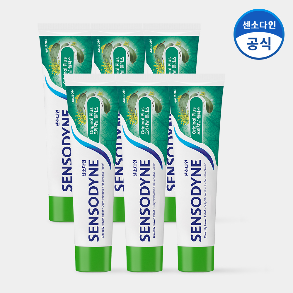센소다인 오리지날 플러스 민감성치약 100g 6개입