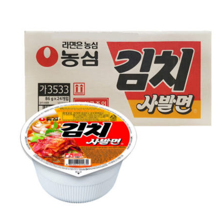 육개장 ,김치 사발면 86g x 24개 (12,140원...