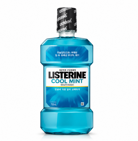 리스테린 구강청결제 750ml 4개입 +(증)쿨민트250ml