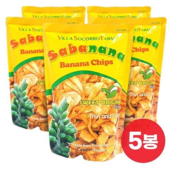 사바나나 바나나칩, 100g, 5봉