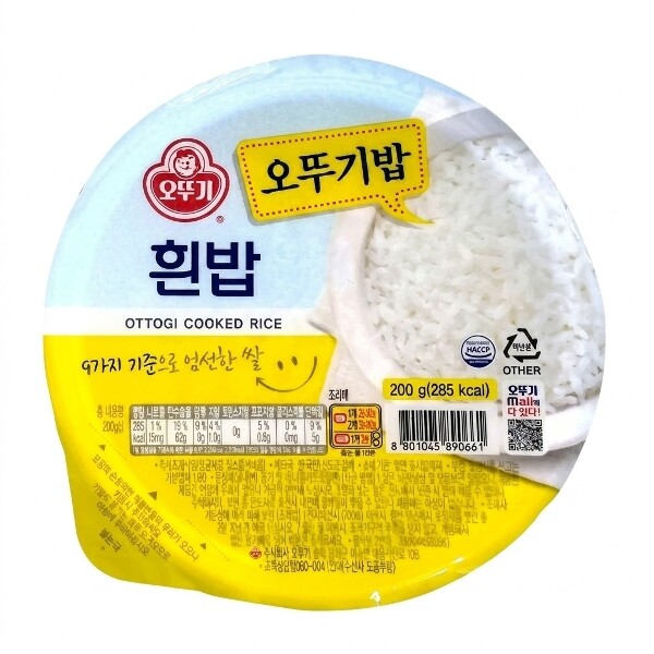 오뚜기밥 흰밥 200g 36개
