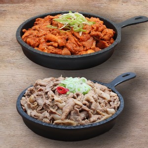 고추장 불고기 4팩 + 간장맛 순한 돼지불고기 4팩