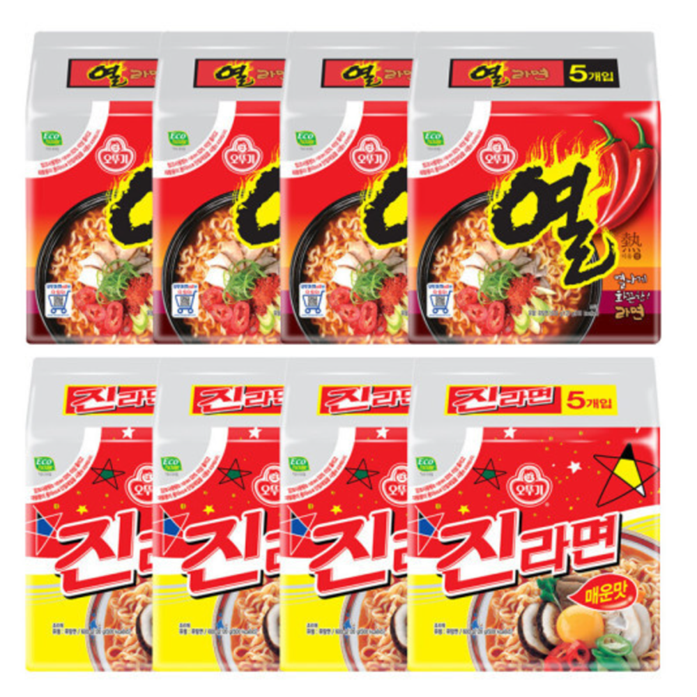오뚜기 진라면 매운맛 20봉 열라면 20봉