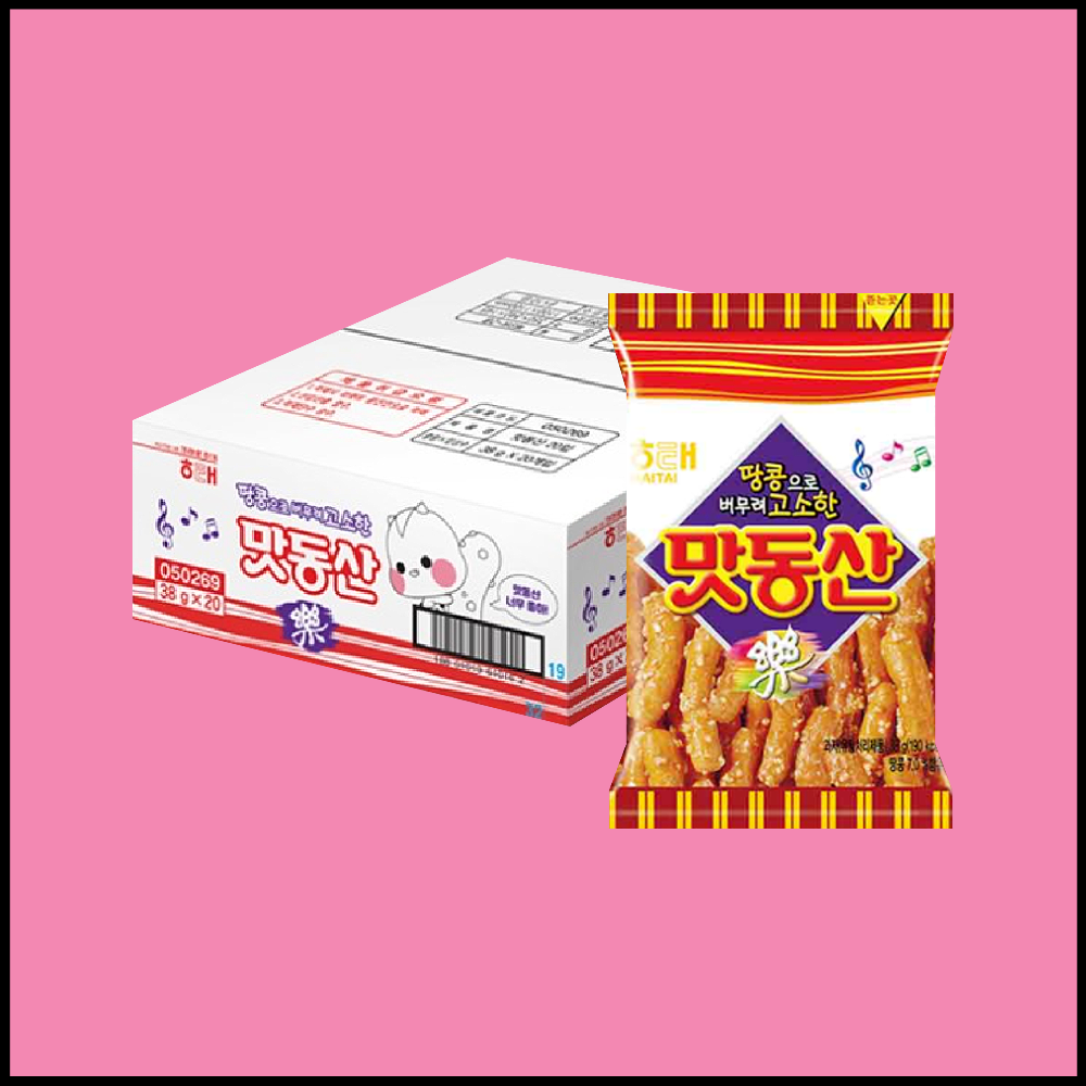 해태제과 맛동산, 38g, 20개