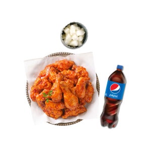 멕시카나 양념치킨+콜라1.25L