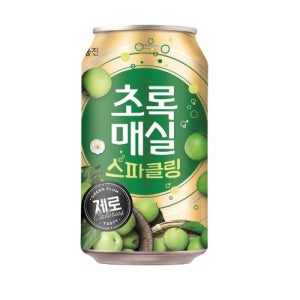 초록매실 스파클링제로 350ml 20병