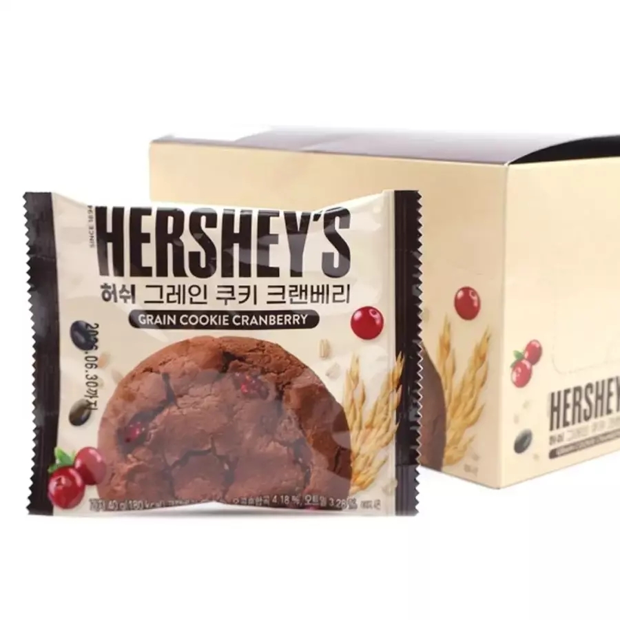 허쉬 그레인 쿠키 크렌베리 40g 10개입 2박스