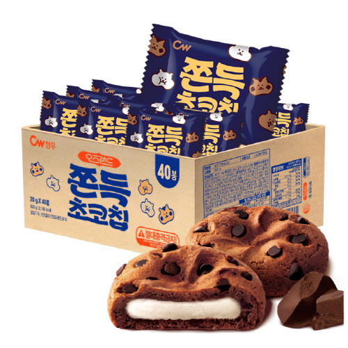 대용량 쫀득 초코칩 800g(40봉)