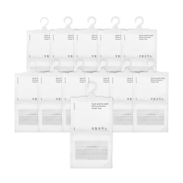 생활공작소 옷걸이형 제습제 200g x 12개