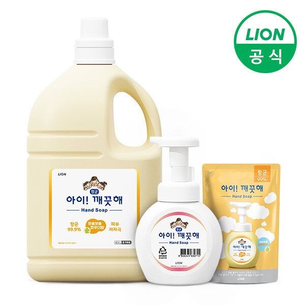 아이깨끗해x포차코 대용량 핸드워시 순 4.5L, 1개