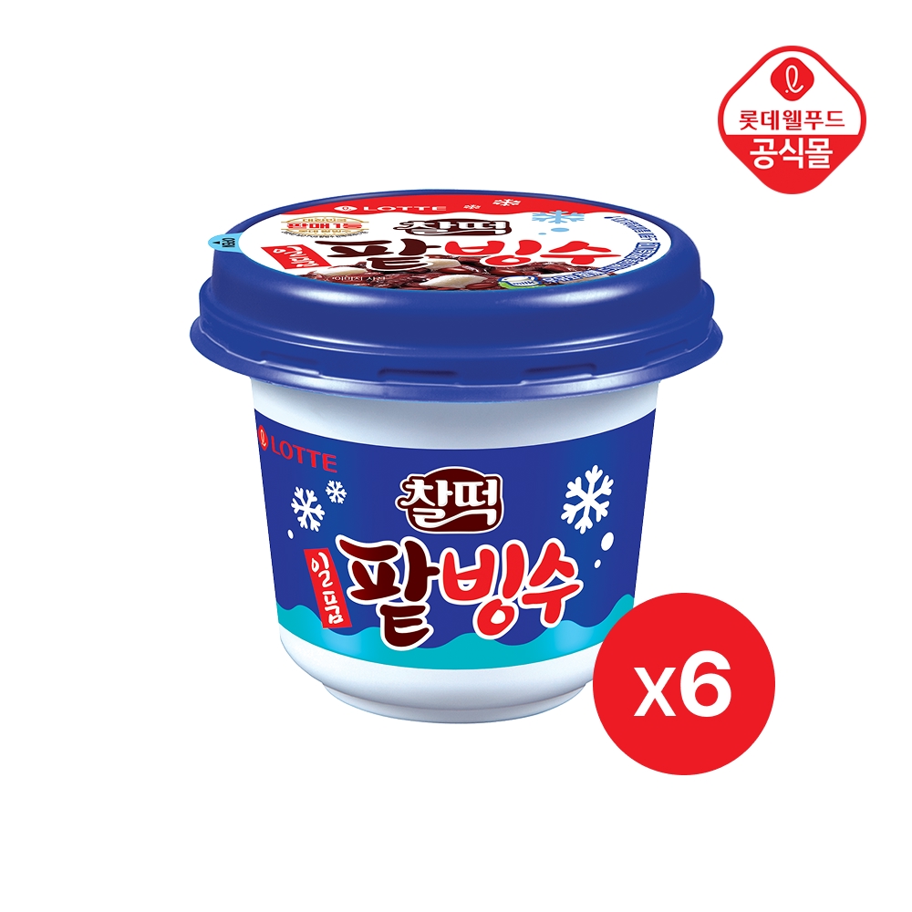 찰떡 일품 팥빙수 아이스크림 240ml 12개