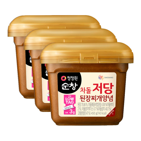 순창 차돌저당된장찌개양념 450g X 3개