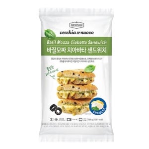 베키아에누보 치아바타 샌드위치 바질모짜6 + 바질토마토3 네멤