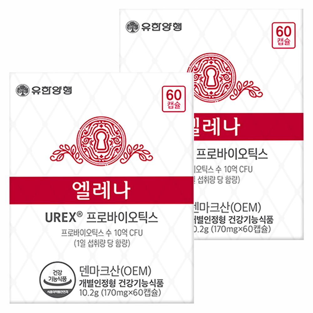 엘레나 여성 질 건강 유산균 60캡슐 2개 (4개월분)
