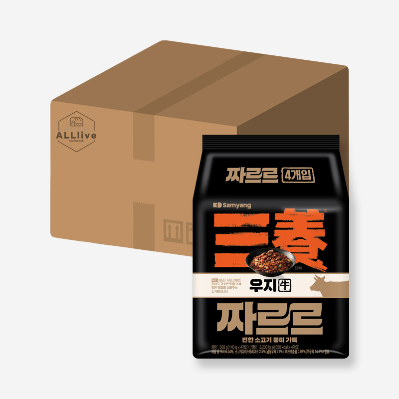 삼양 우지 짜르르 짜장라면 12멀티