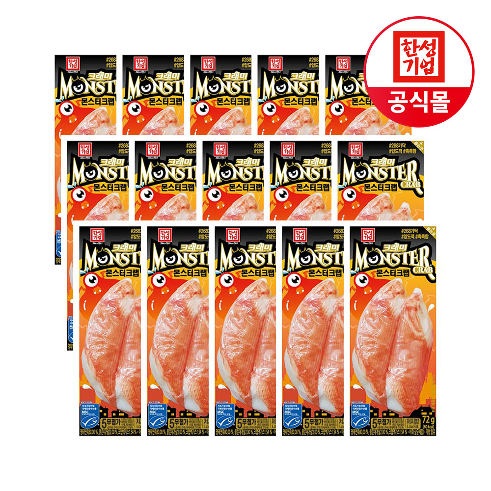 몬스터크랩 72g x 15개