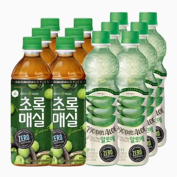 초록매실 제로 1.5리터 X 12페트