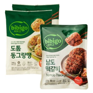 비비고 도톰동그랑땡 340g 2개 + 남도 떡갈비 450g 2개