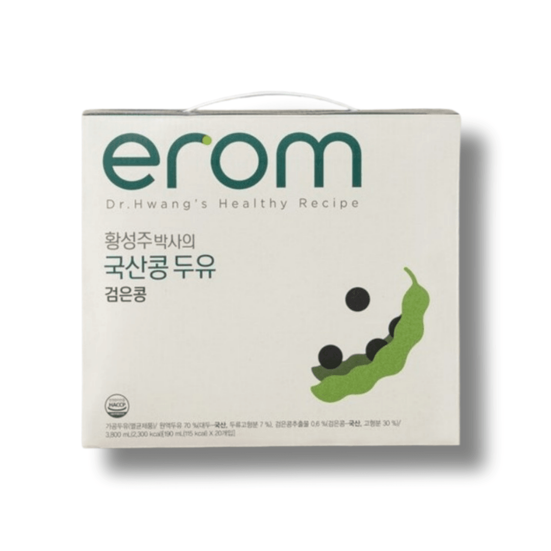이롬 국산콩 검은콩두유, 190ml, 20개
