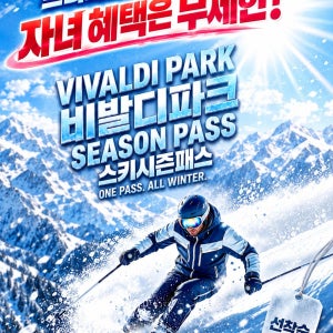 비발디파크 26/27시즌 시즌패스 리프트 전일권 (카드)