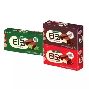 롯데웰푸드 티코 다크초코 510ml+말차 510ml+밀크초코 510ml 각 1개 (총 3개)