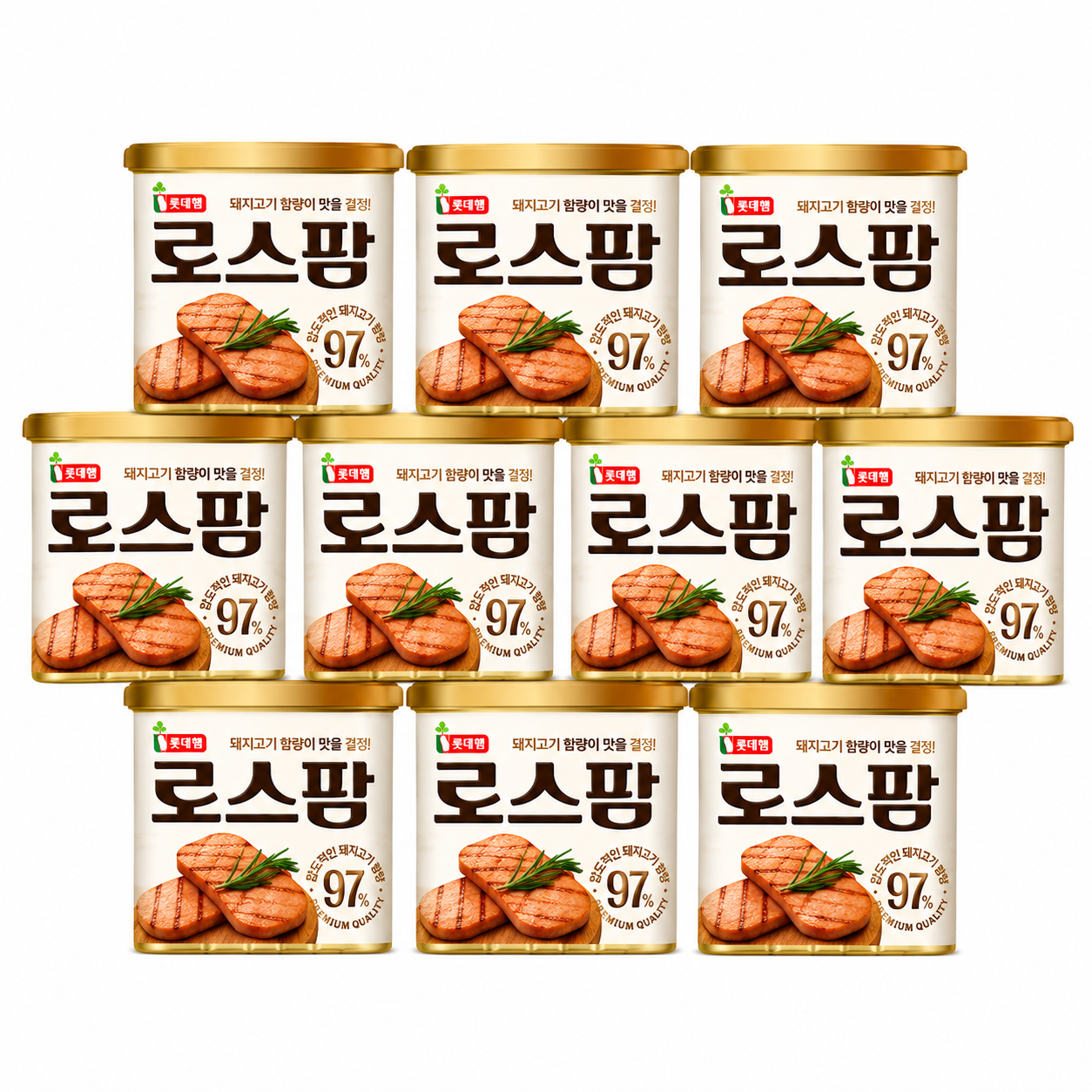 롯데햄 로스팜97 340g x 10개