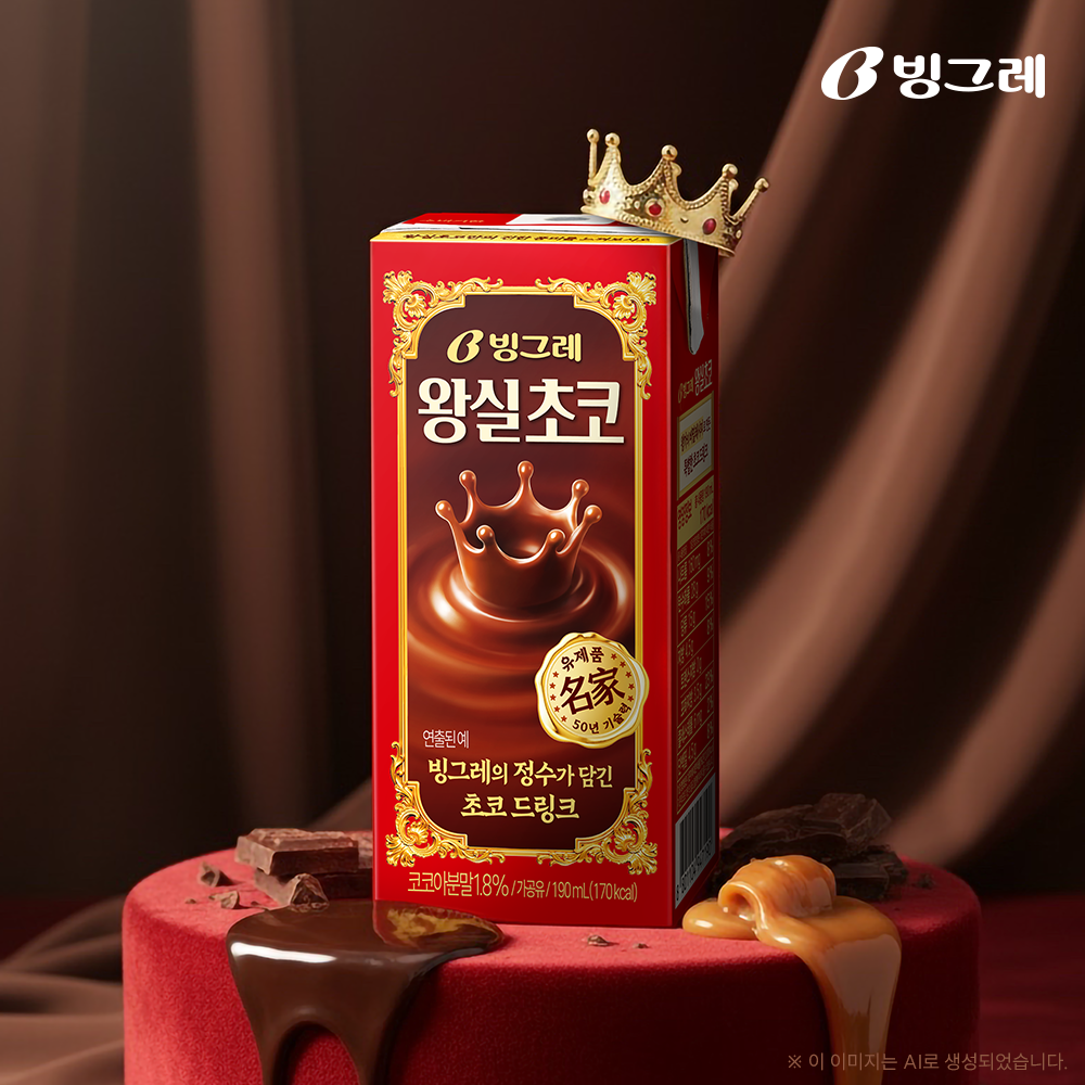 빙그레 왕실 드링크 말차 190ml 24팩+24팩