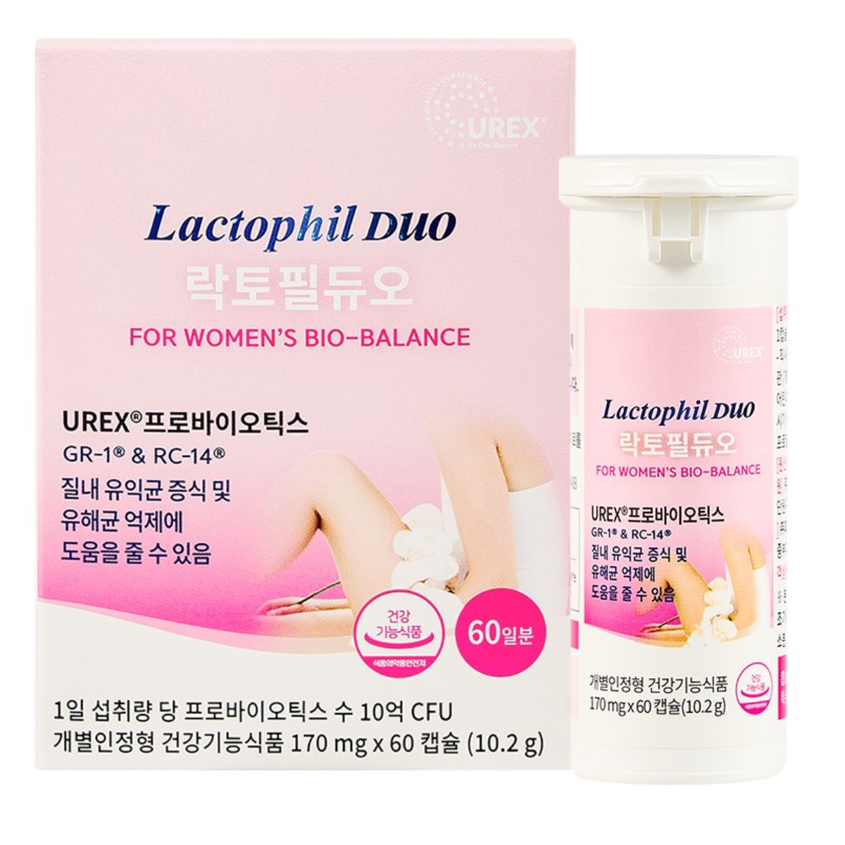 락토필듀오 질유산균 60캡슐 2개월분