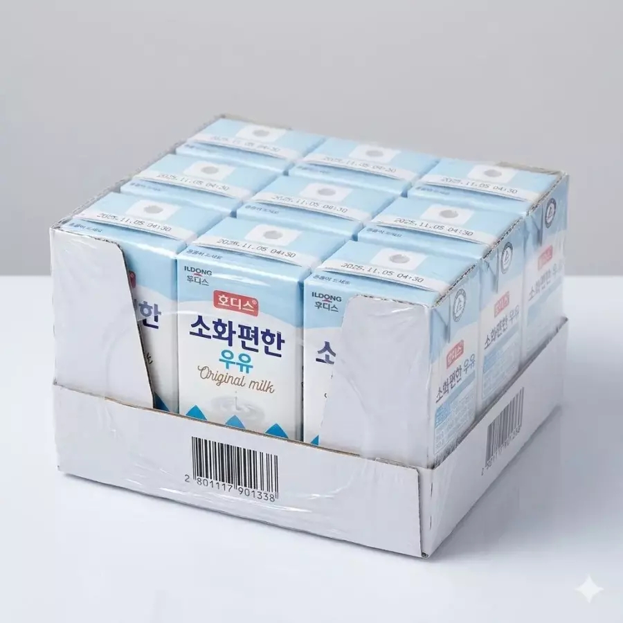 후디스 소화 편한 우유 오리지널 190ml 24개