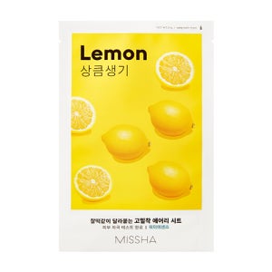 미샤 에어리 밀착 시트 마스크 레몬, 1개입, 20개