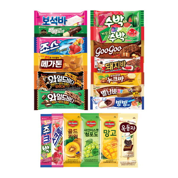 아이스크림 19종 30개 (10+10+10) 골라담기 (서주아이스주, 캔디바 등)