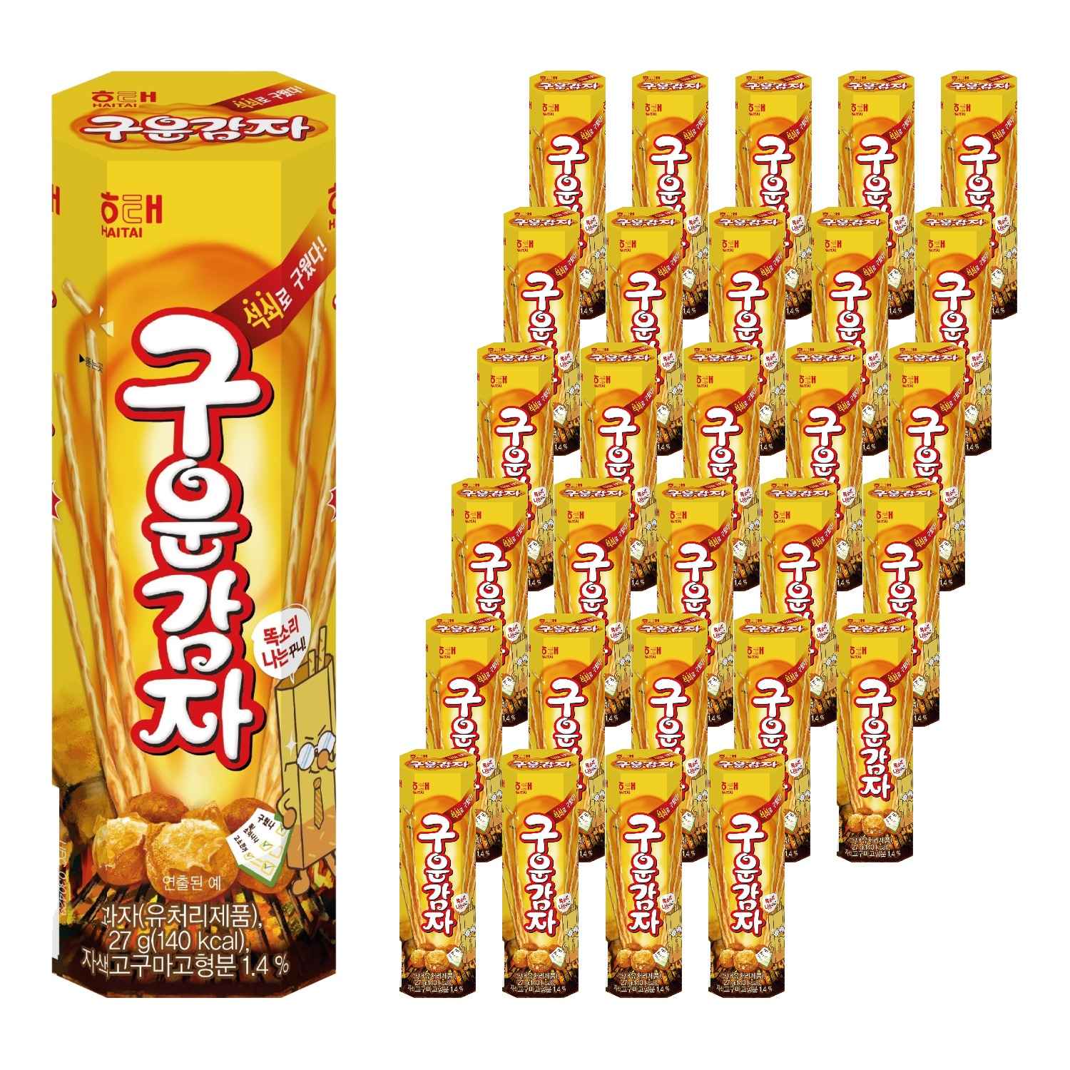 해태제과 구운감자, 27g, 30개