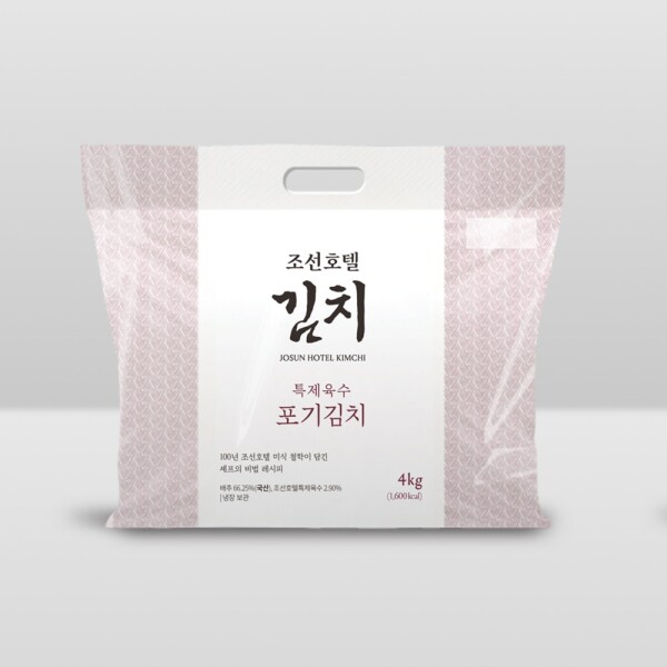 조선호텔 특제육수 포기김치 4kg
